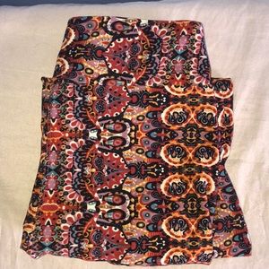 Paterned High Waisted Leggings